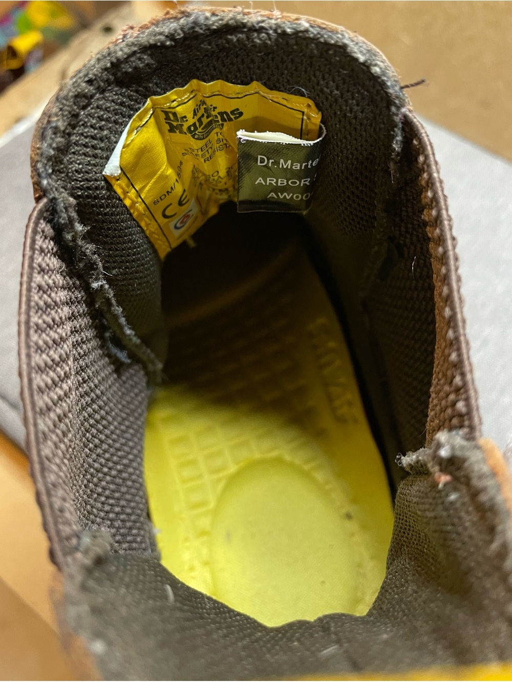 Dr. Martens Men’s Brown Leather Chukka Boots with Yellow Stitching - Picture 9 of 10